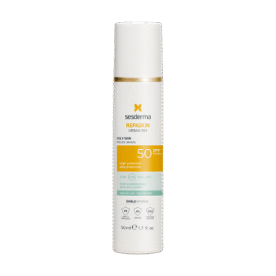 SESDERMA REPASKIN URBAN 365 apsauginė priemonė su SPF50 riebiai odai, 50 ml