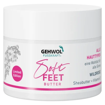 GEHWOL Fusskraft Soft Feet Butter pėdų sviestelis „Laukinė rožė”