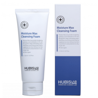 HUBISLAB MOISTURE MAX  veido prausiklis, 150 ml