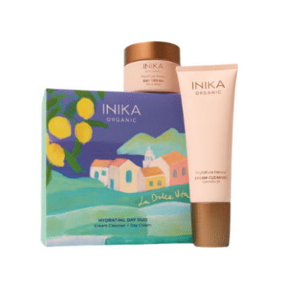 INIKA HYDRATING DAY SKIN DUO dovanų rinkinys
