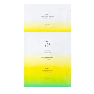 SOROCI lakštinė kaukė "Vita-Tangerine", 3 g + 25 g