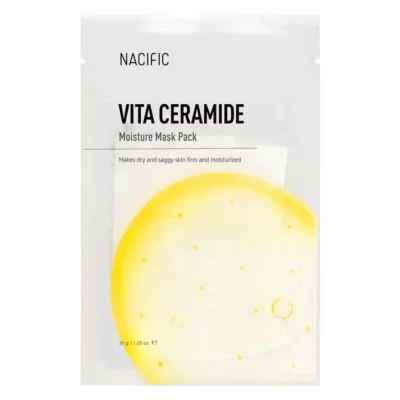 NACIFIC Vita Ceramide Moisture Mask Drėkinanti lakštinė veido kaukė, 30 g