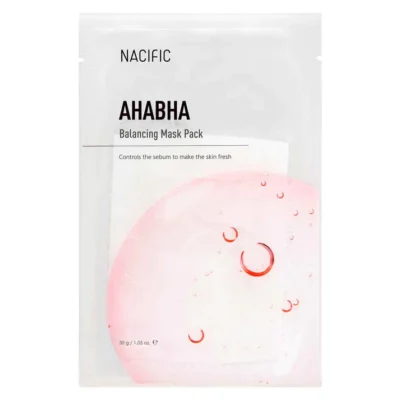 NACIFIC AHA/BHA Balancing Mask Balansuojanti lakštinė veido kaukė, 30 g