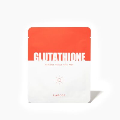 LAPCOS Sheet Mask Glutathione Radiance Rescue – Lakštinė veido kaukė su retinoliu