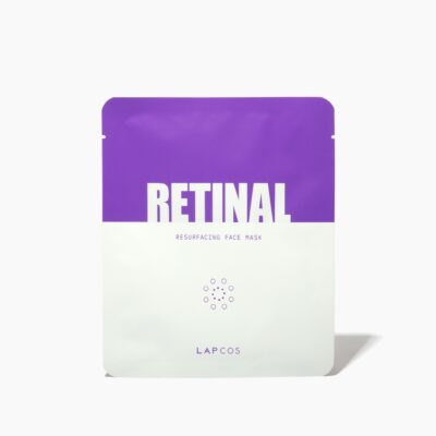 LAPCOS Sheet Mask Retinal Resurfacing - Lakštinė veido kaukė su retinoliu