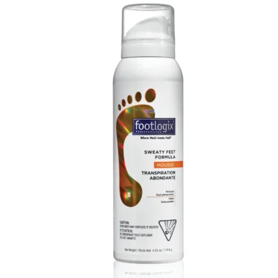 FOOTLOGIX putos prakaituojančioms pėdoms Sweaty feet formula, 125 ml