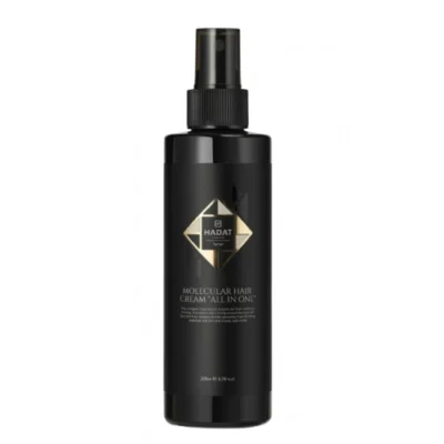 HADAT COSMETICS Molecular Hair Cream All In One Leave in cream spray – nenuplaunamas molekulinis kremas-purškiklis plaukams, 200 ml