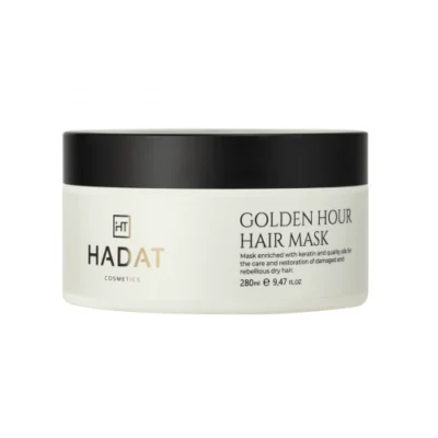 HADAT COSMETICS Golden Hour Hair Mask – intensyviai atkuriamoji kaukė, 280 ml