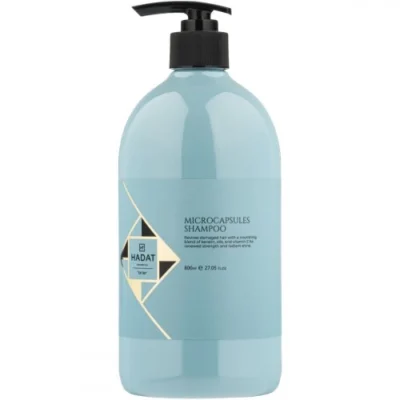 HADAT COSMETICS Microcapsules Shampoo – mikrokapsulės šampūnas, 800 ml