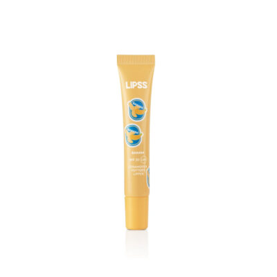 LIPSS Lipper Banana SPF 20 – lūpų blizgesys su SPF apsauga