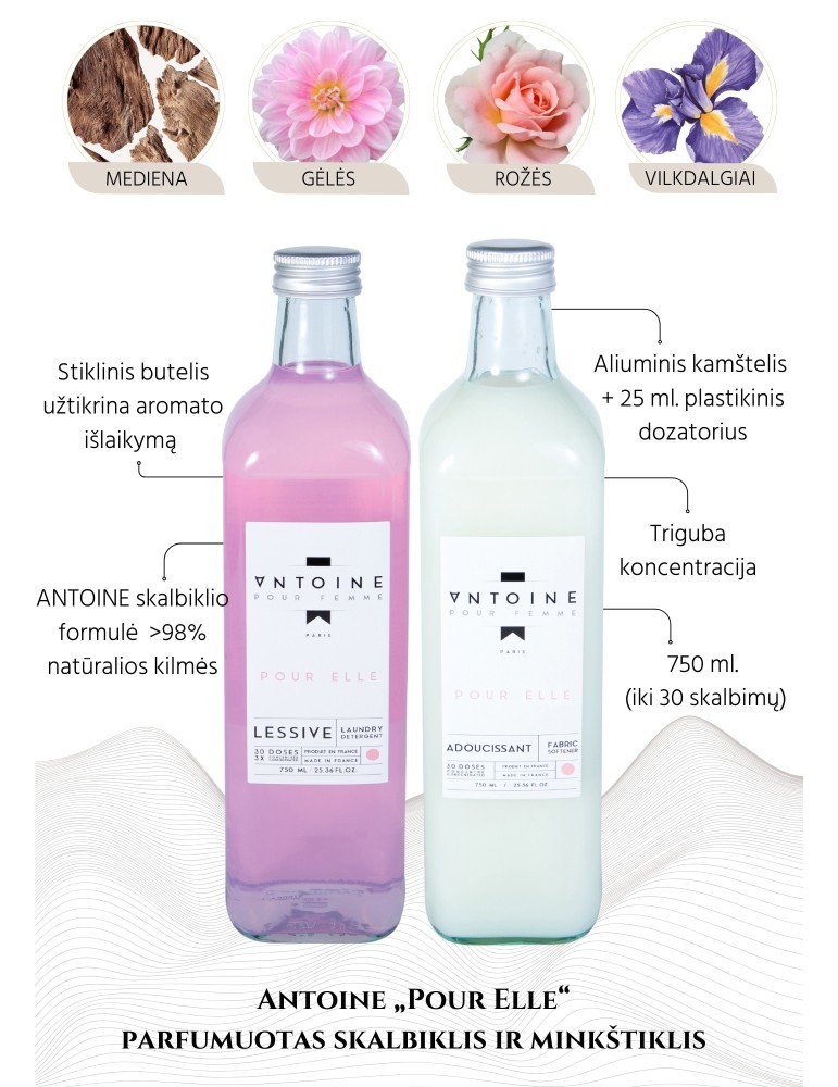 ANTOINE minkštiklis „Pour Elle“, 750 ml - Image 3