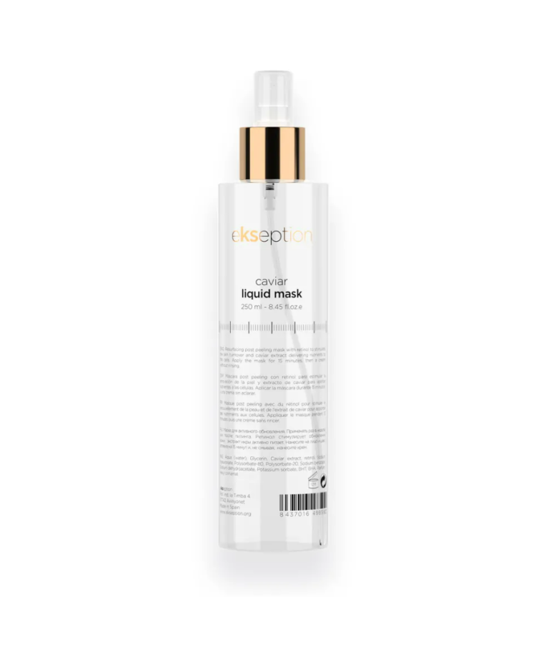 EKSEPTION Caviar Liquid Mask - Purškiama kaukė su ikrų ekstraktu, retinoliu ir hialuronu- pH 5,5, 250 ml