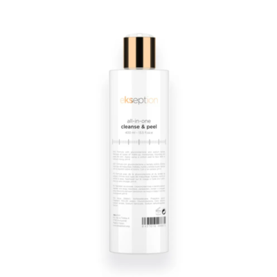 EKSEPTION All in one cleanse & peel - Valomoji priemonė su poli-hidroksi rūgštimis, 400 ml