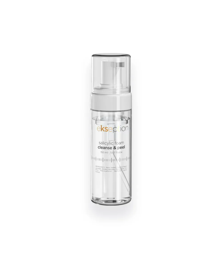 EKSEPTION SALICYLIC FOAM CLEANSE & PEEL - Prausimosi putos su salicilo rūgštimi, 150 ml