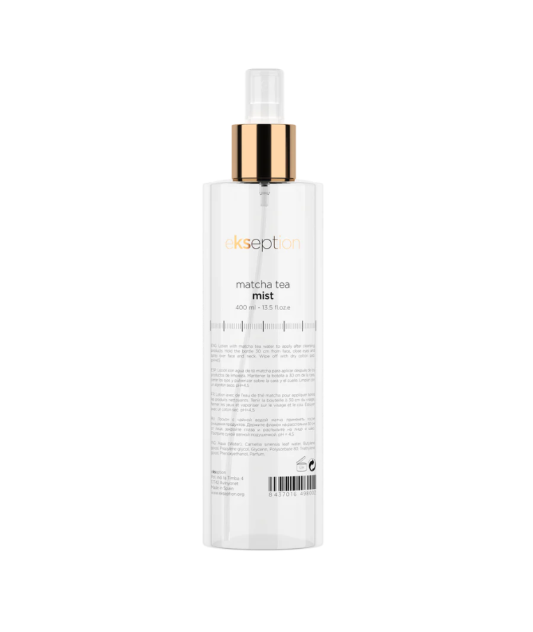 EKSEPTION Matcha Tea Mist - Purškiamas tonikas su žaliąja arbata, 400 ml
